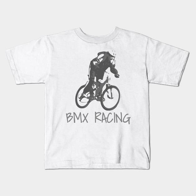 BMX Racing, BMX Rider, BMX Gifts Kids T-Shirt by jmgoutdoors